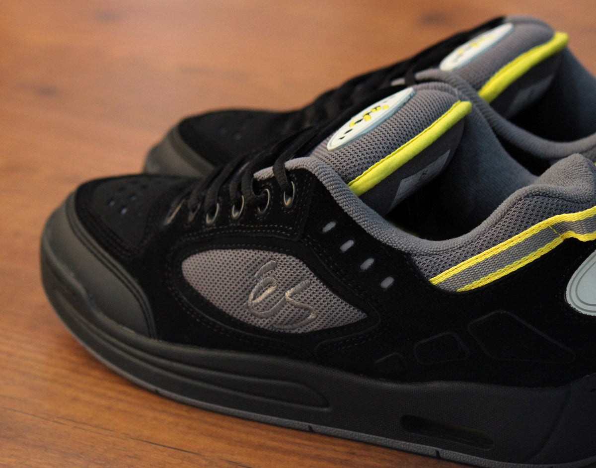 éS CREAGER, Black / Grey / Yellow – FCHSKATE