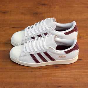 ADIDAS SUPERSTAR 80 ADV, Crystal White / Shadow Red / Off White