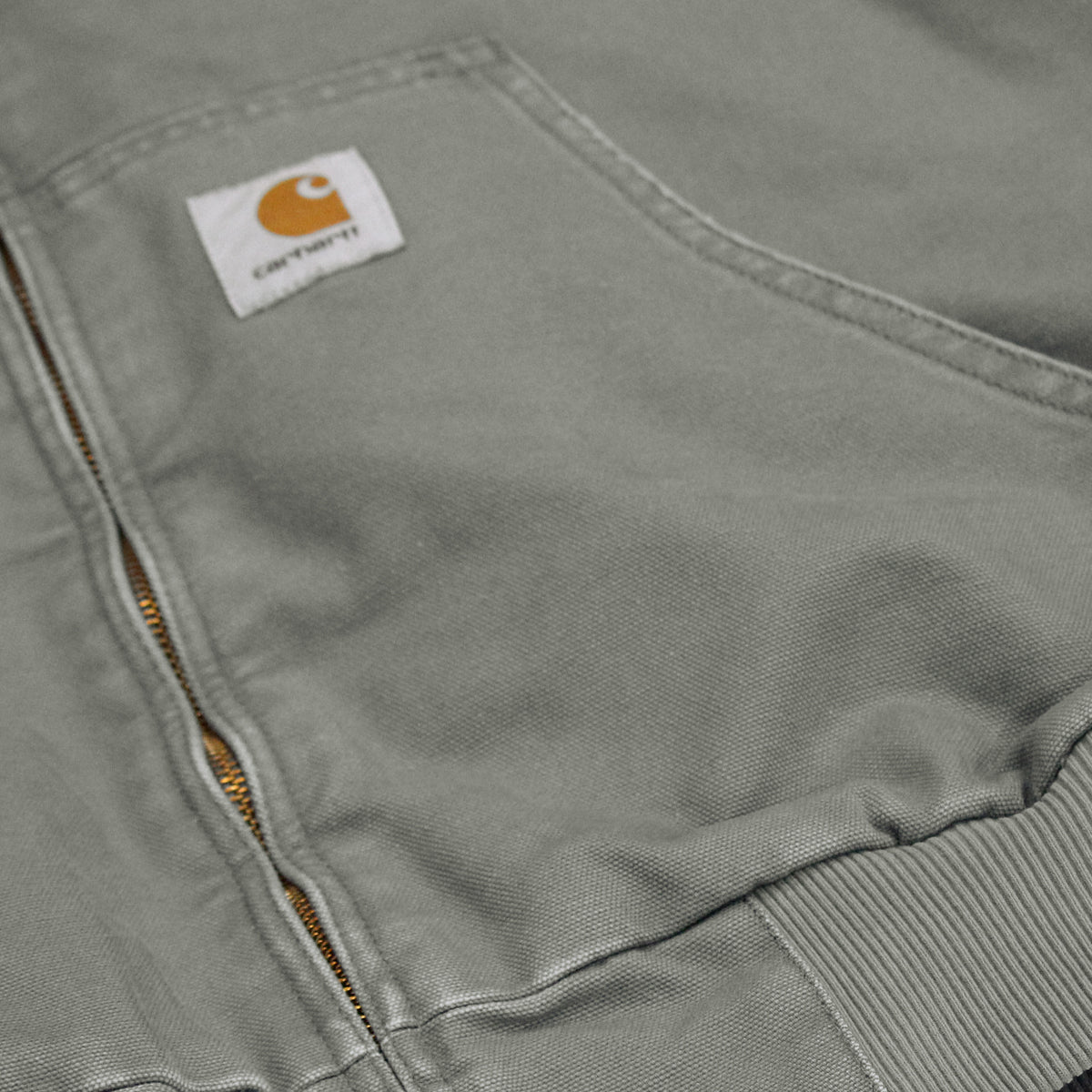 Carhartt WIP OG Active Jacket - Smoke Green (Aged Canvas) – Route One