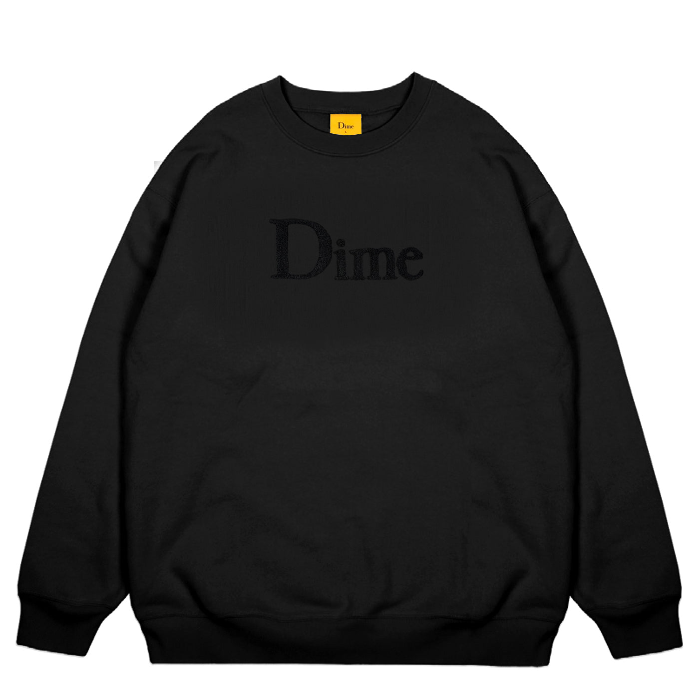 DIME Classic Logo Crewneck, Black – FCHSKATE