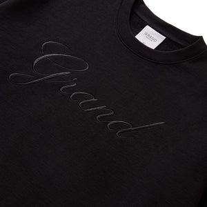 GRAND COLLECTION Embroidered Crewneck