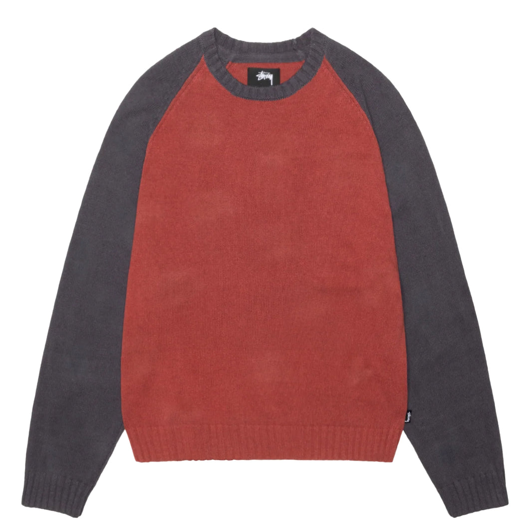 STÜSSY Colorblocked Raglan Crew
