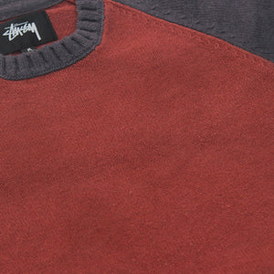 STÜSSY Colorblocked Raglan Crew