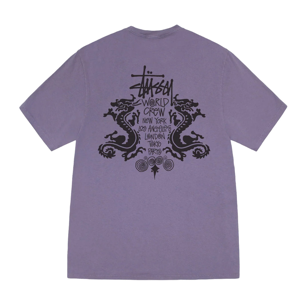 STÜSSY Double Dragon Pigment Dyed Tee