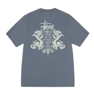 STÜSSY Double Dragon Pigment Dyed Tee