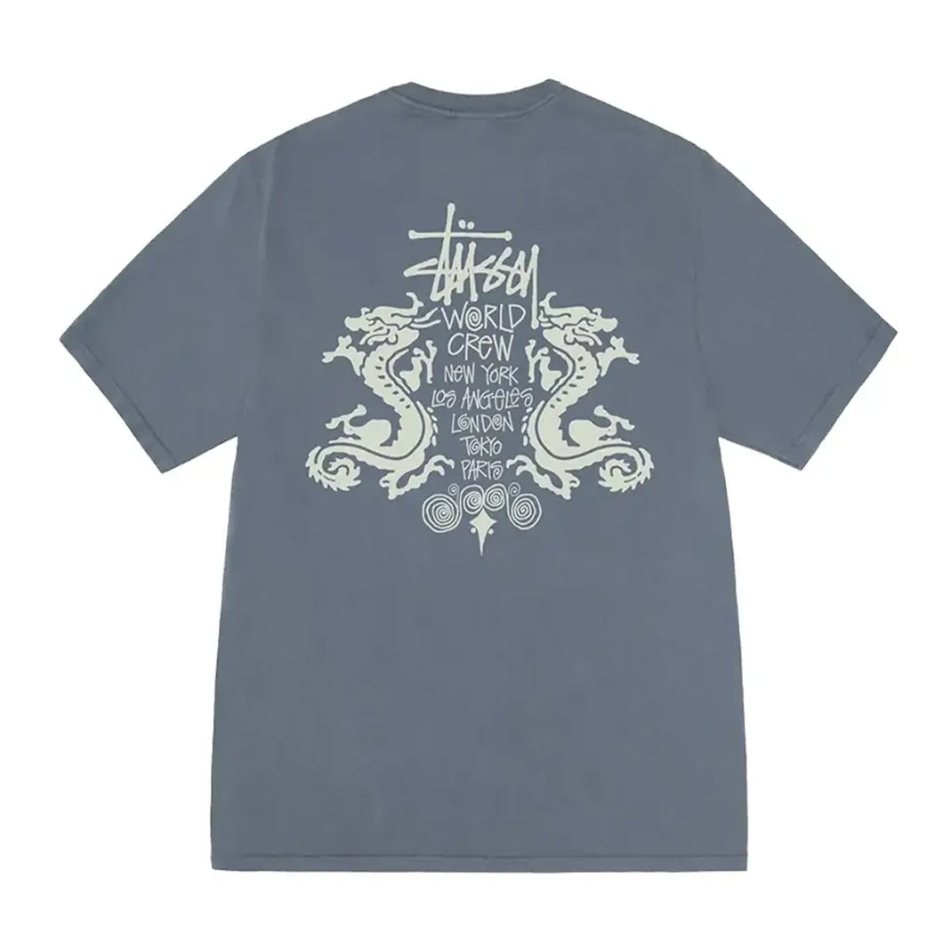 STÜSSY Double Dragon Pigment Dyed Tee