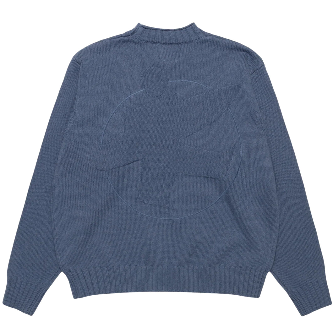 STÜSSY Tonal Mock Neck Sweater Surfman