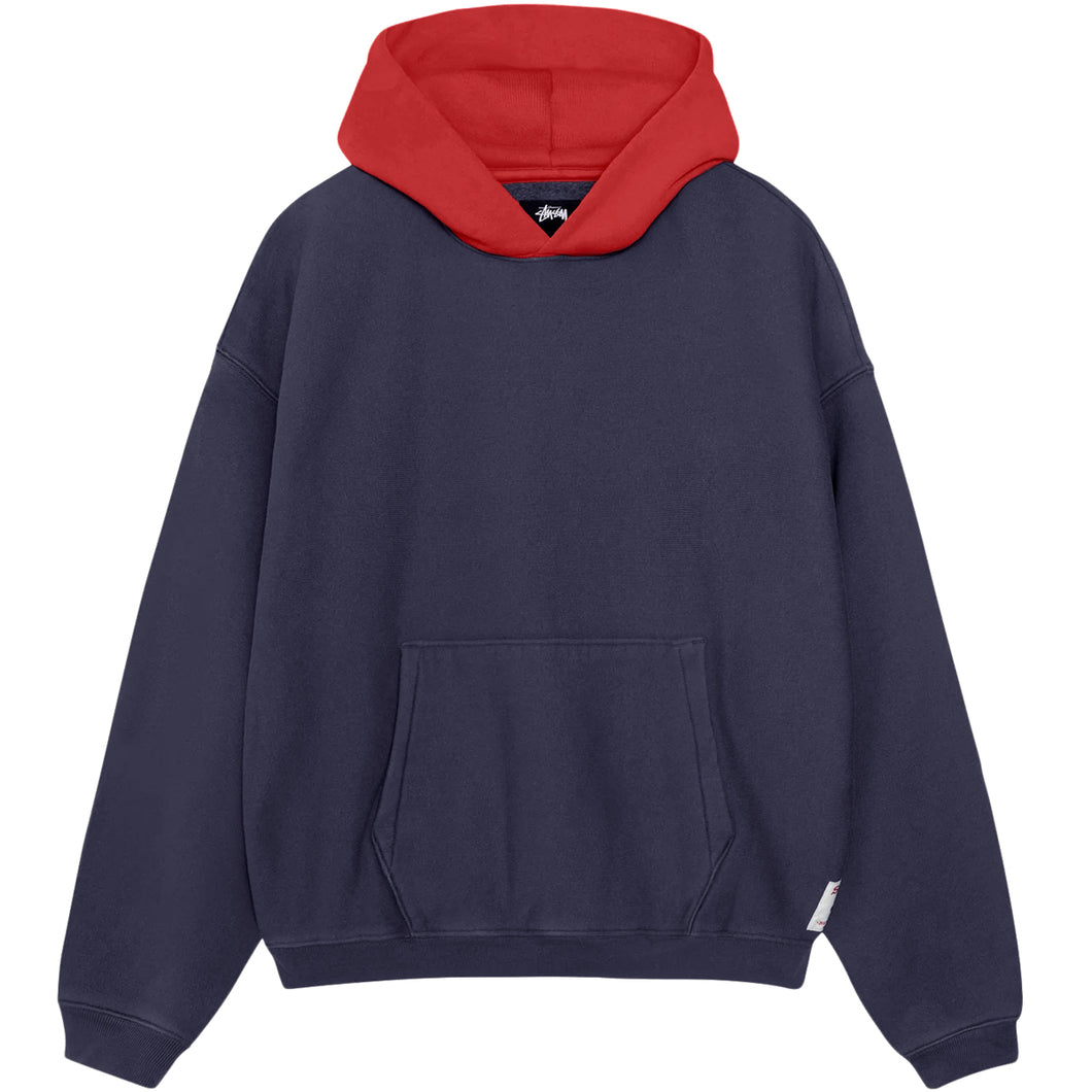 STÜSSY Two Tone Hoodie, Faded Blue Red 118584 0848 – FCHSKATE