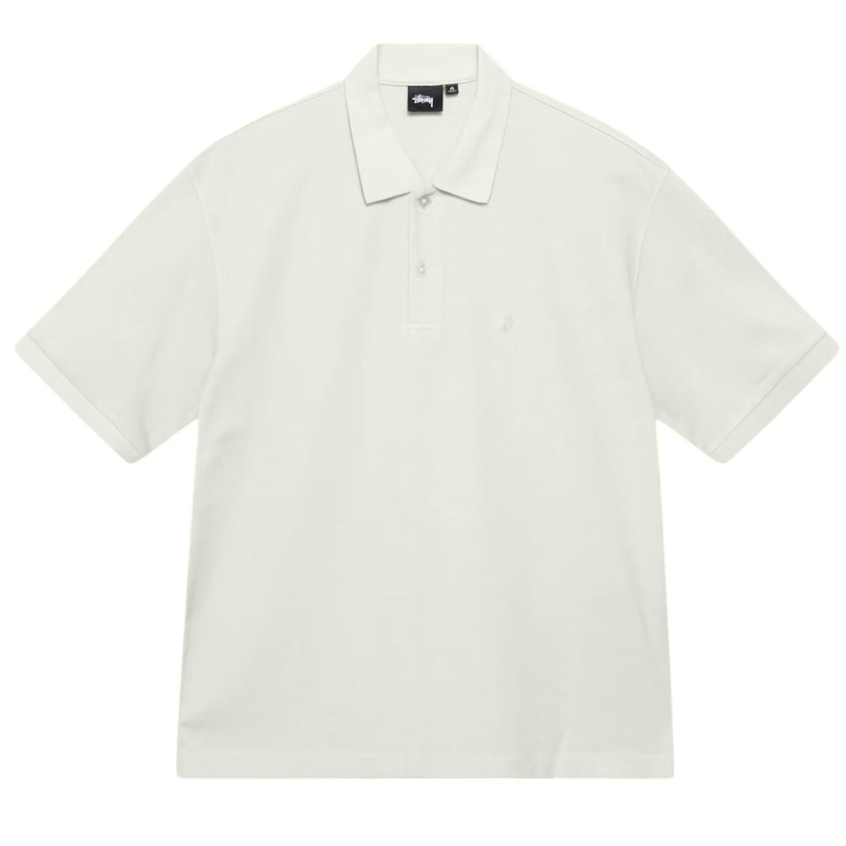 STÜSSY Classic Pique Polo, Off White – FCHSKATE