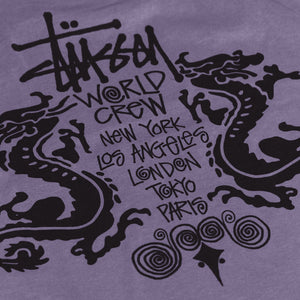 STÜSSY Double Dragon Pigment Dyed Tee