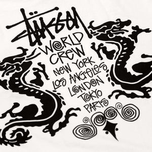 STÜSSY Double Dragon Pigment Dyed Tee