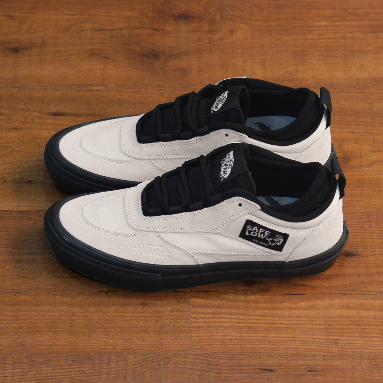 VANS SKATE SAFE LOW - ATIBA Bone White/ Black , VN000EEHBWI1