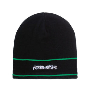 FUCKING AWESOME Little Stamp Striped Cuff Beanie