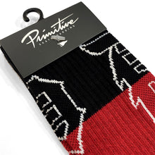 Cargar imagen en el visor de la galería, PRIMITIVE Dirty P Blocked Socks
